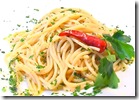 spagetti in olive oil