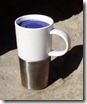 High wave mug red white