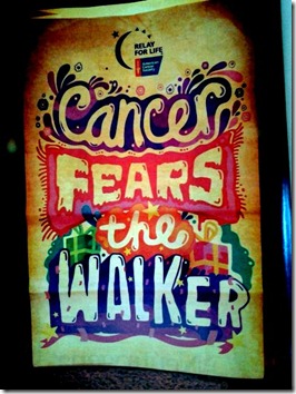 Cancer Fears the Walker