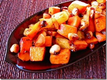 Sweet Potatoes with Pineapple Chutney