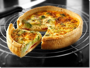 Broccoli and Bacon Quiche