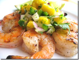 Grilled Shrimp with Mango Salsa