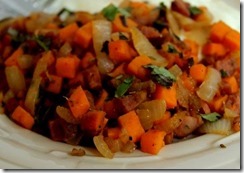 Double Salmon Sweet Potato Hash Edit