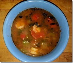 Shrimp and Fall Greens Gumbo