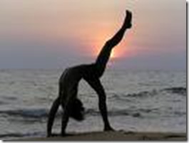 yoga on beach 2