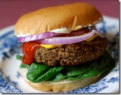 Veggie Burger with Gluten Free Bun