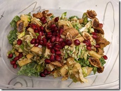 Brussels Sprouts, Figs and walnut Salad