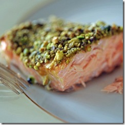 Pistachio Crusted Salmon with Dijon